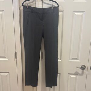 LOFT Charcoal Gray Trousers